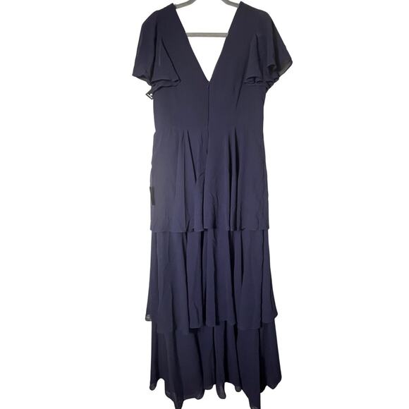 Lulus Sincerely Exquisite Maxi Dress Navy Blue XL – NWT Sold Out Size - Picture 5 of 13